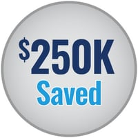 $250K Saved